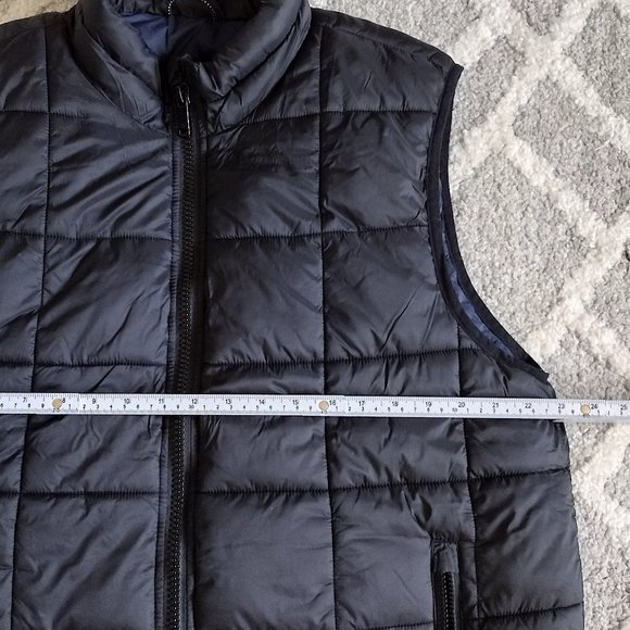 Dockers Men's XL Box Quilted Black Puffer Vest - Picture 6 of 16